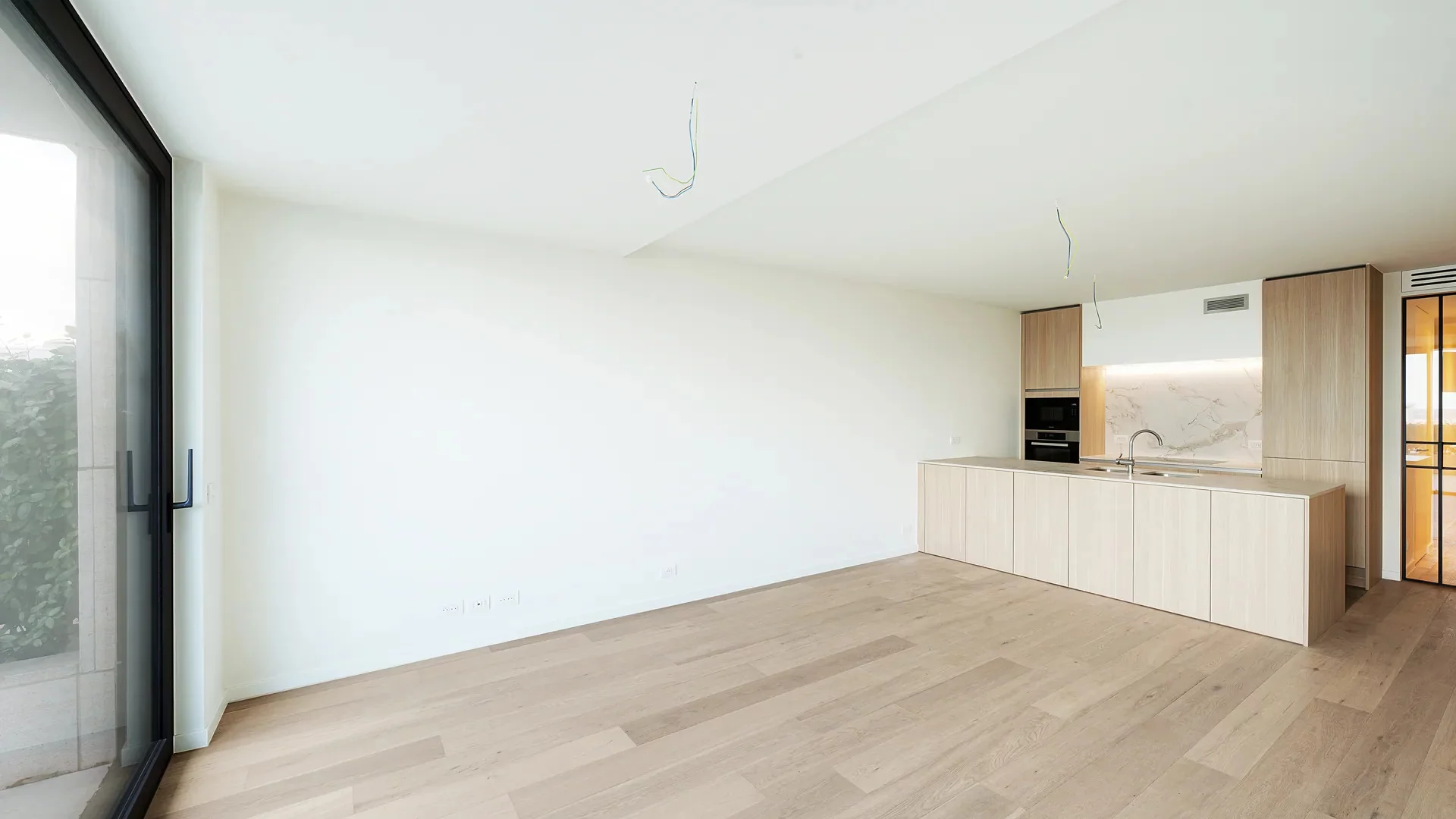 Nieuwbouw appartement met grote terrassen.