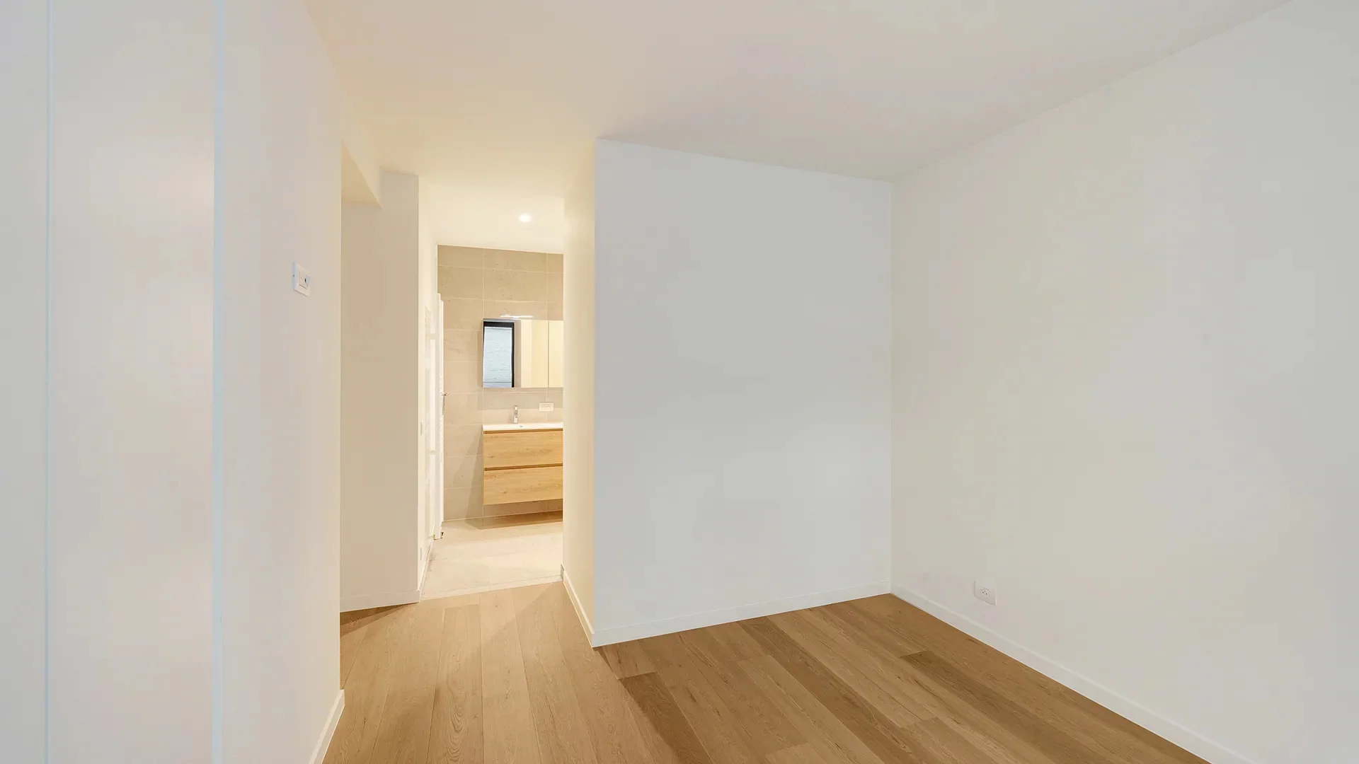 Nieuwbouw appartement met grote terrassen.