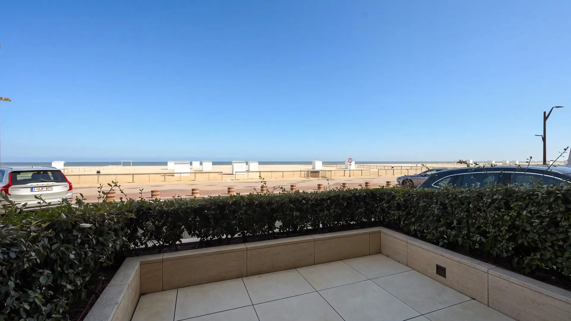 Nieuwbouw appartement met grote terrassen.