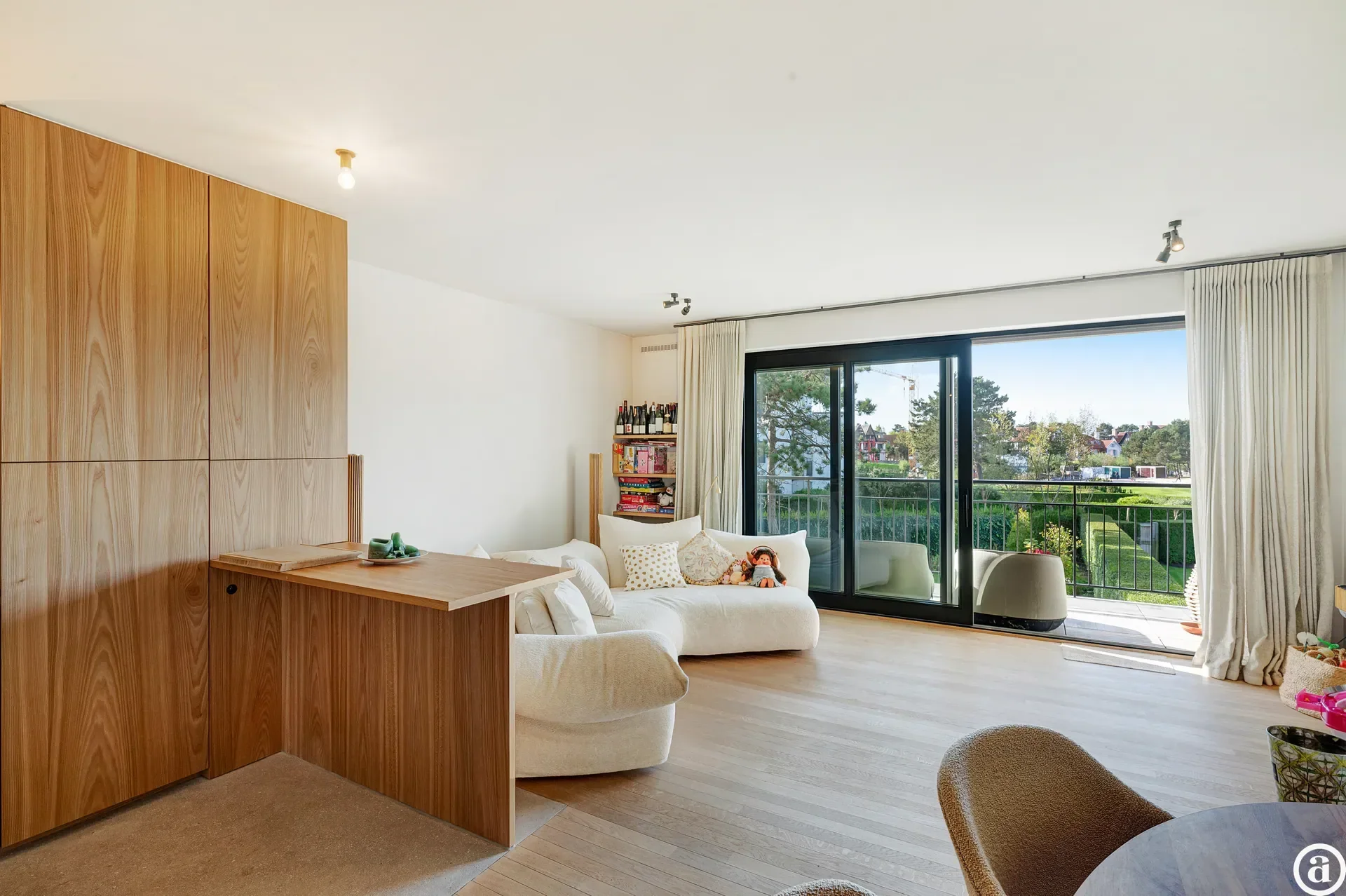 Lumineus appartement met fantastisch open zicht op de Approach Golf in het Zoute.
