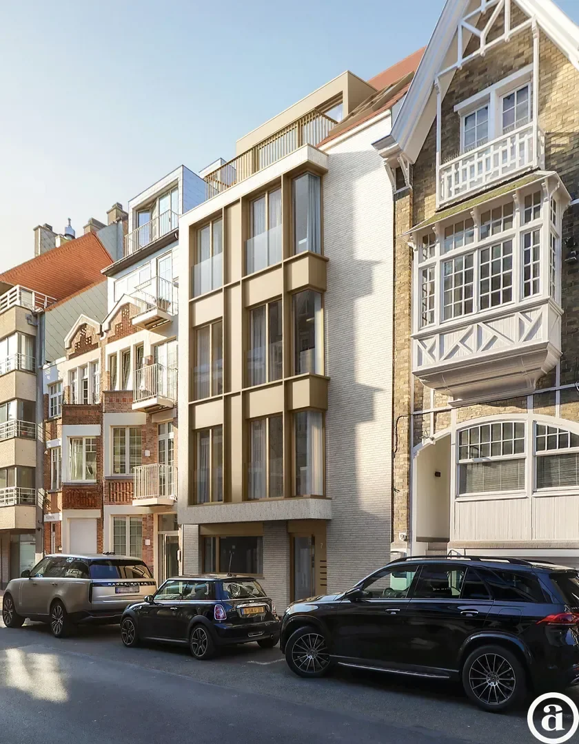 Luxurious new-build apartment with 2 bedrooms in the heart of Knokke.