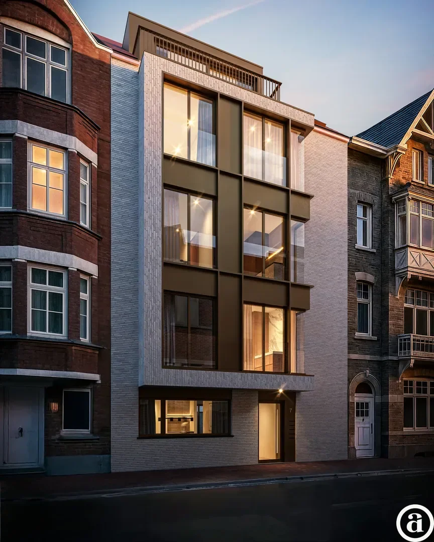 Luxurious new-build apartment with 2 bedrooms in the heart of Knokke.