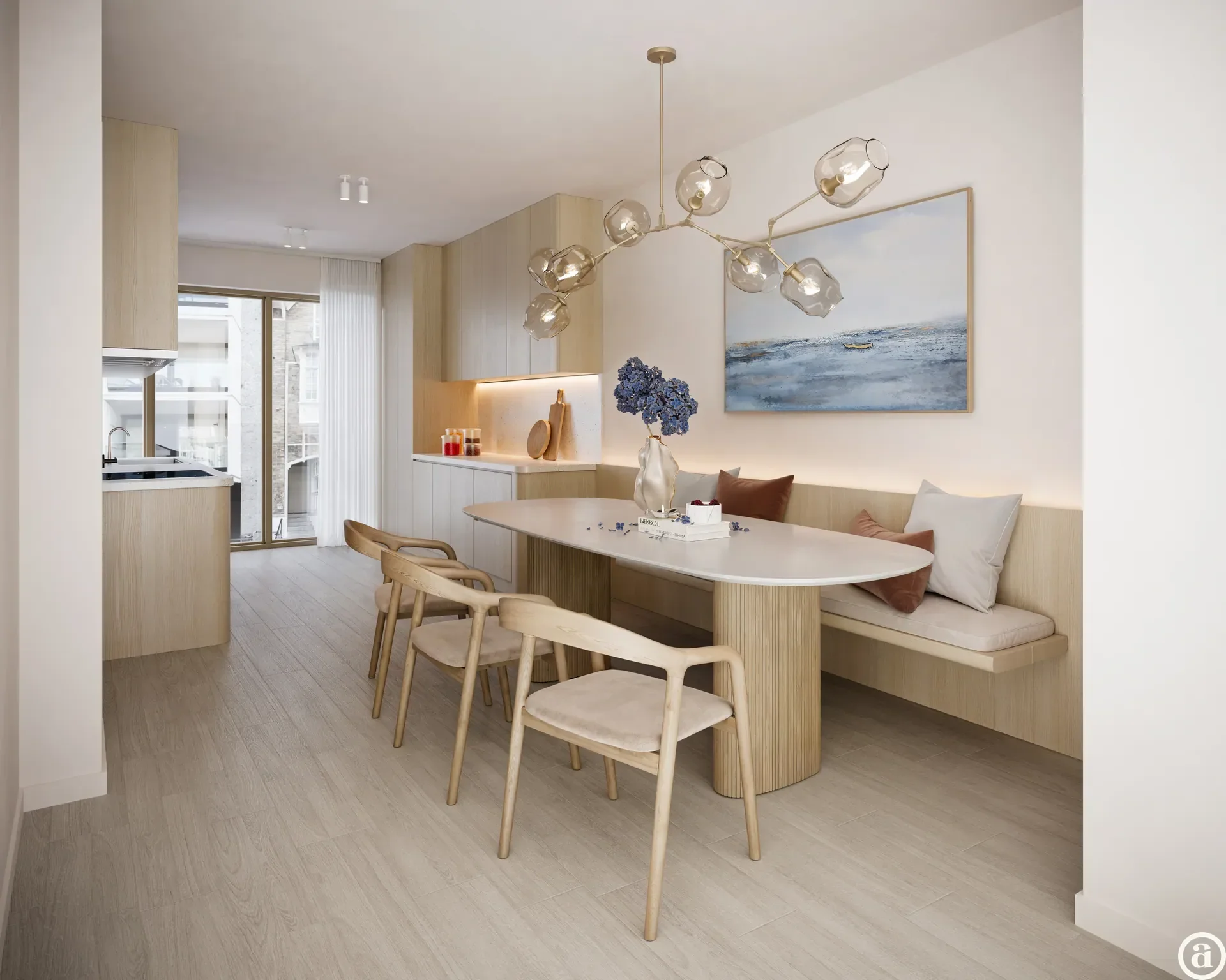 Ground floor new build apartment in the heart of Knokke.