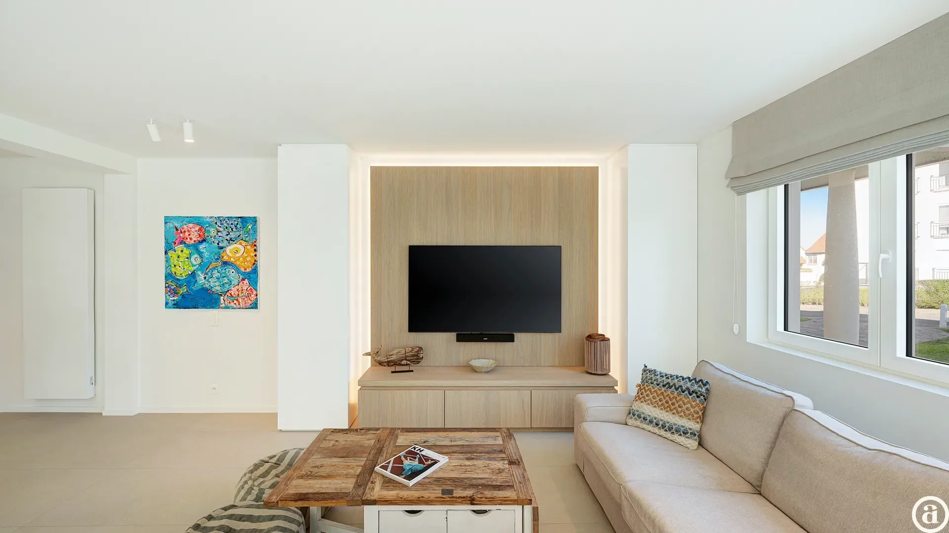 Bel appartement avec jardin et 3 grandes chambres à Duinbergen