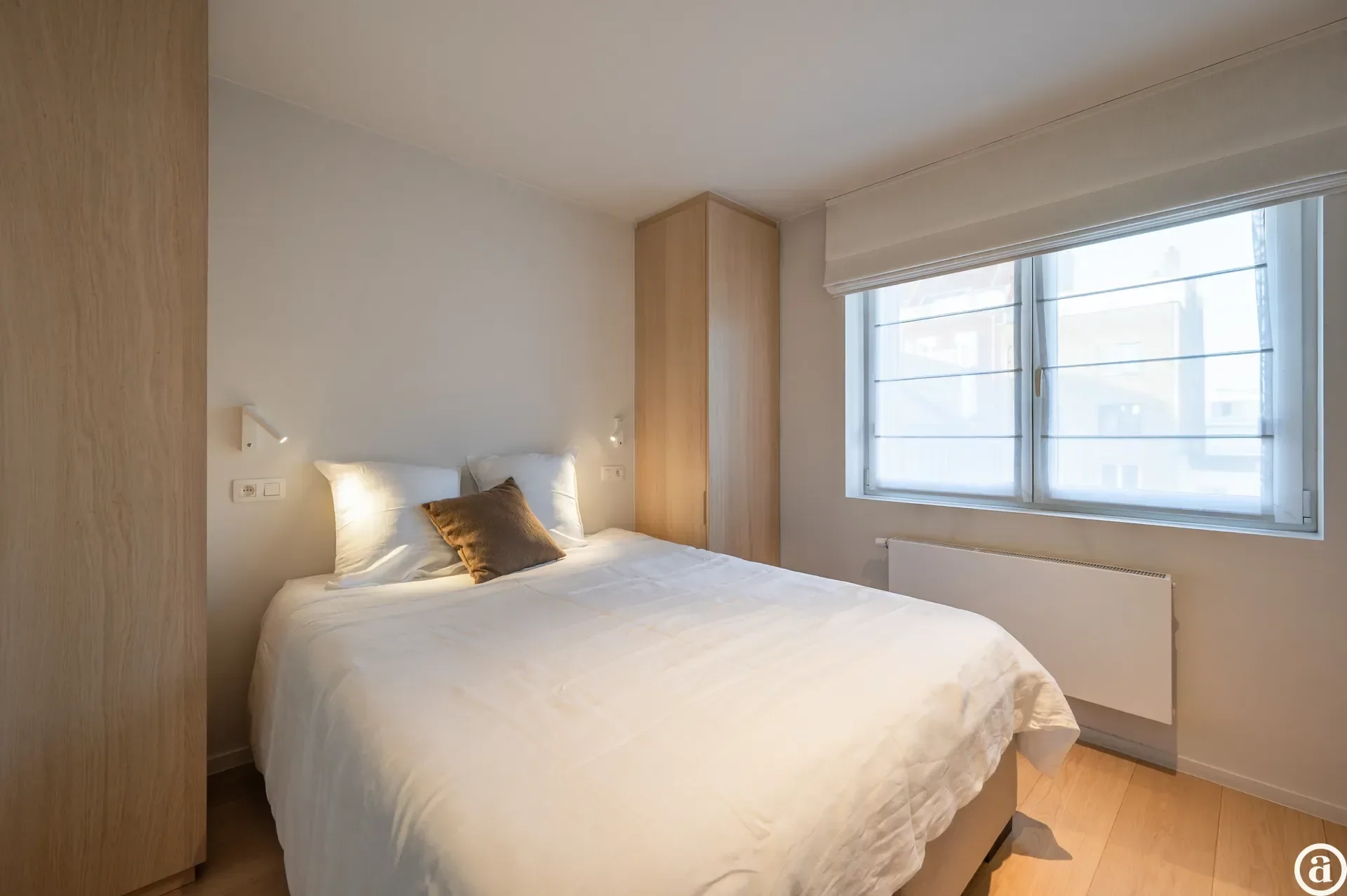 Luxueus appartement in het centrum van Knokke met uitzonderlijk ruim terras.