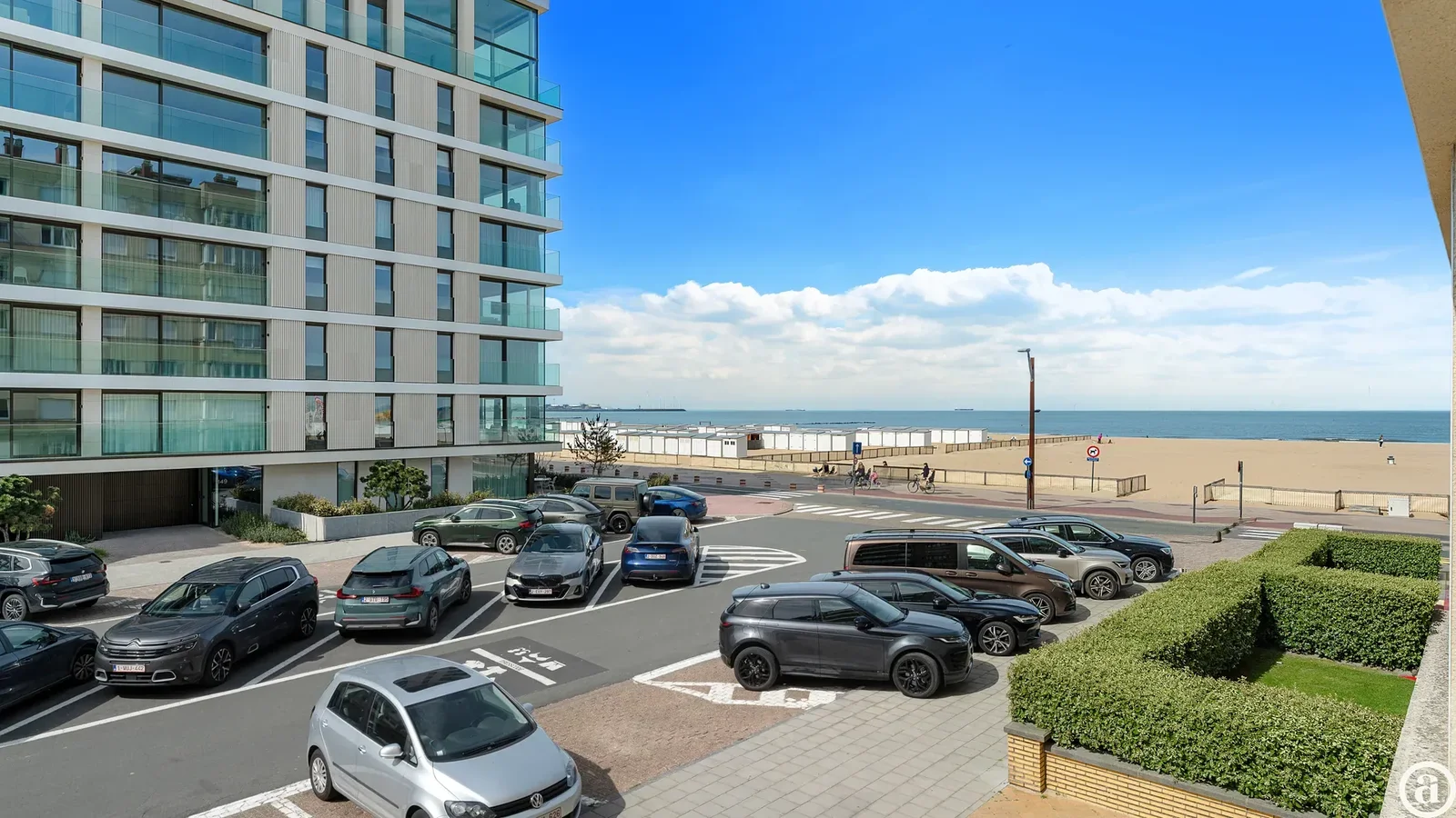 Appartement neuf avec 2 chambres et vue latérale sur mer à Duinbergen