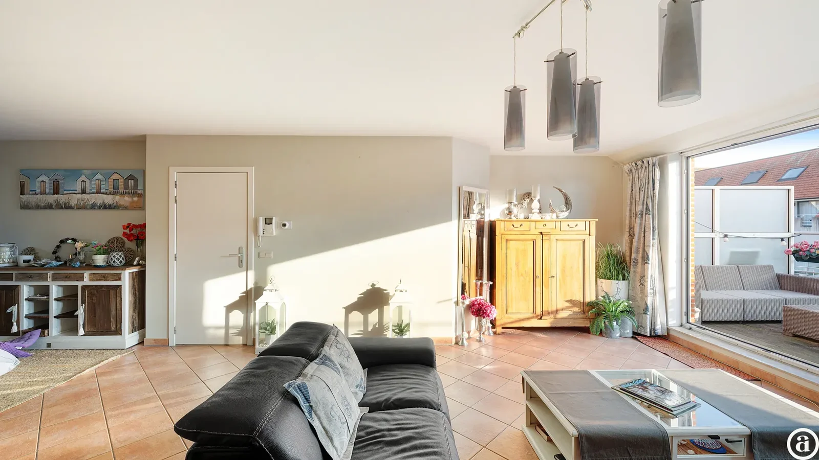 Licht duplexappartement met ruime terrassen in Knokke-Heist
